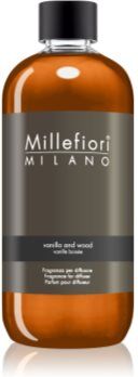 Millefiori Milano Vanilla & Wood recarga de aroma para difusores 500 ml. Milano Vanilla & Wood
