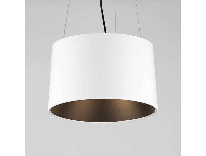 Pendelleuchte Atil Ø 35cm Schwarz/Weiß/Weiß/Schwarz Aluminium Nicht austauschbare LEDs LED-Platine