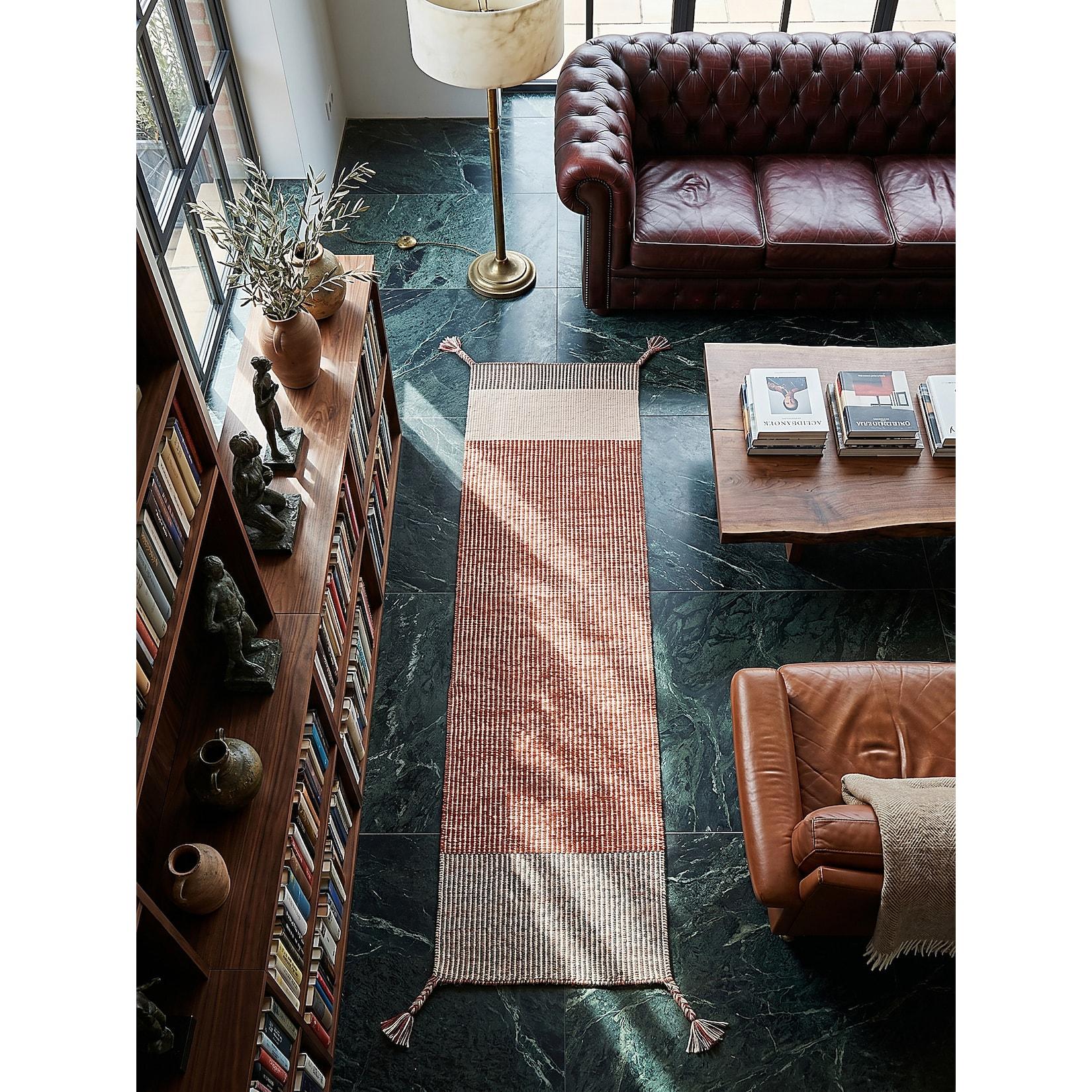 Läufer gestreift Rot 60 x 200 cm - WEY Kadima Design