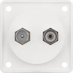 Berker 945612502 Antennen Verbinderdose TV/Radio ITG pw