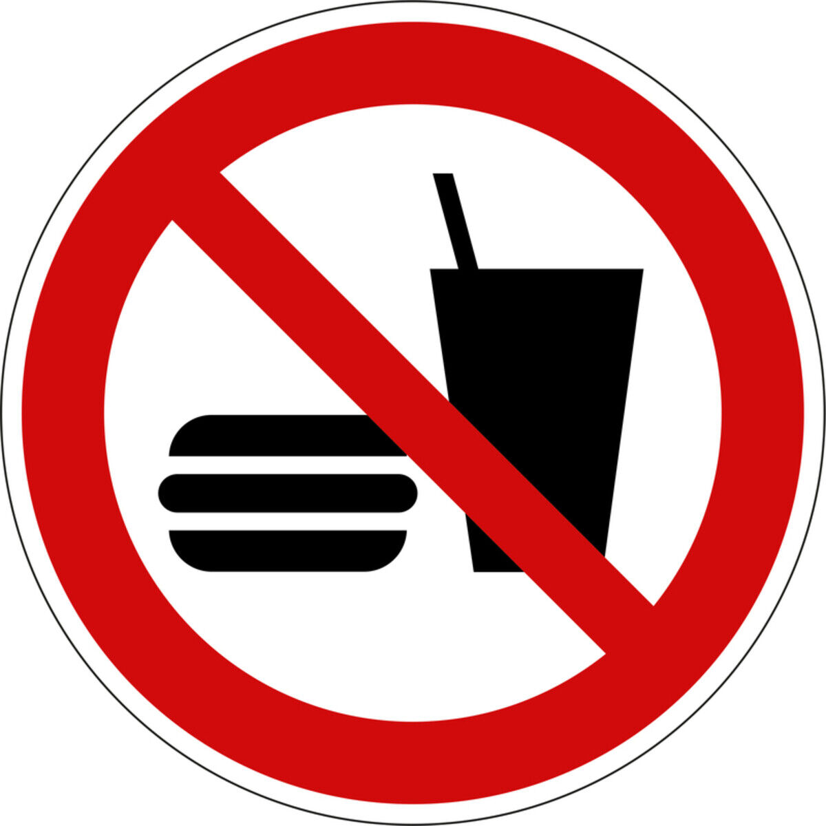 Eichner Verbotsschild Essen und Trinken verboten 31,5 cm (9225-10014-031)
