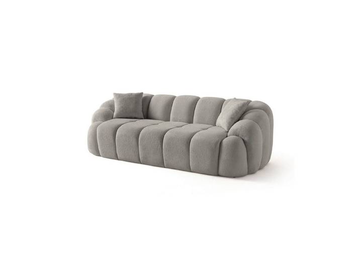 Skye Decor Sofa Octavio, 1 Teile, Octavio 3-Sitzer Sofa in Grau, pflegeleichter Bezug