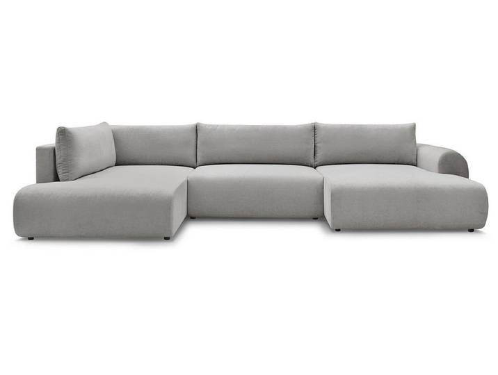 Wohnlandschaft BOBOCHIC LUCIEN Stoff hellgrau