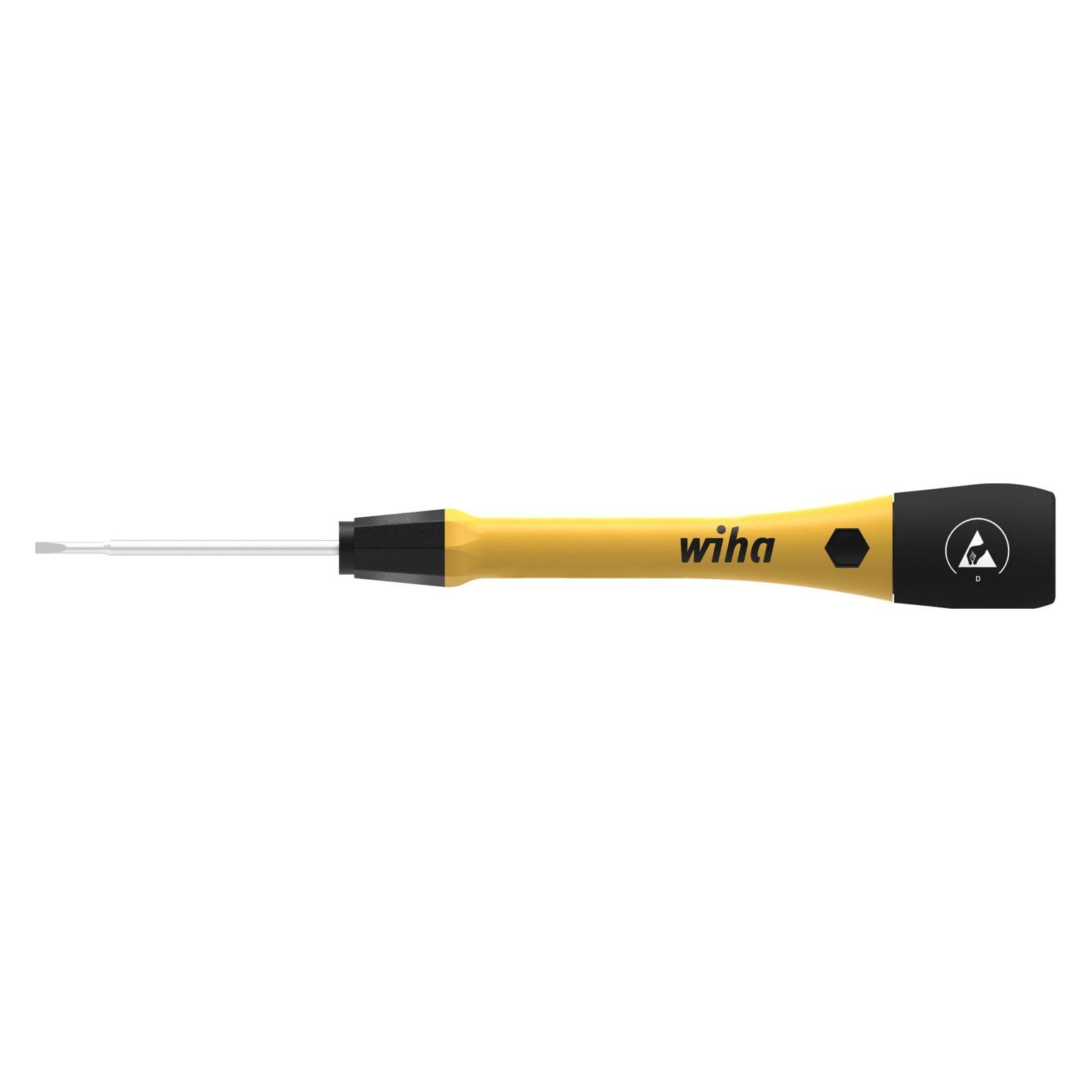 Wiha Feinschraubendreher PicoFinish ESD Schlitz 3.0 mm x 50 mm (Schlitz) (43672)