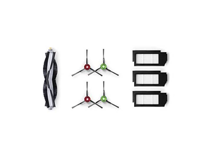 ECOVACS Buddy Kit (Brosse Principale\, Brosse latérale\, Filtre) - Accessoires d'origine pour X1 Omni(Black)\, X1 Turbo\, X1 et X1 Plus\, D-KT01-0017