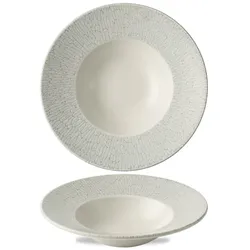 Churchill Delta Grau Profil Schuessel Mit Breitem Rand 11"