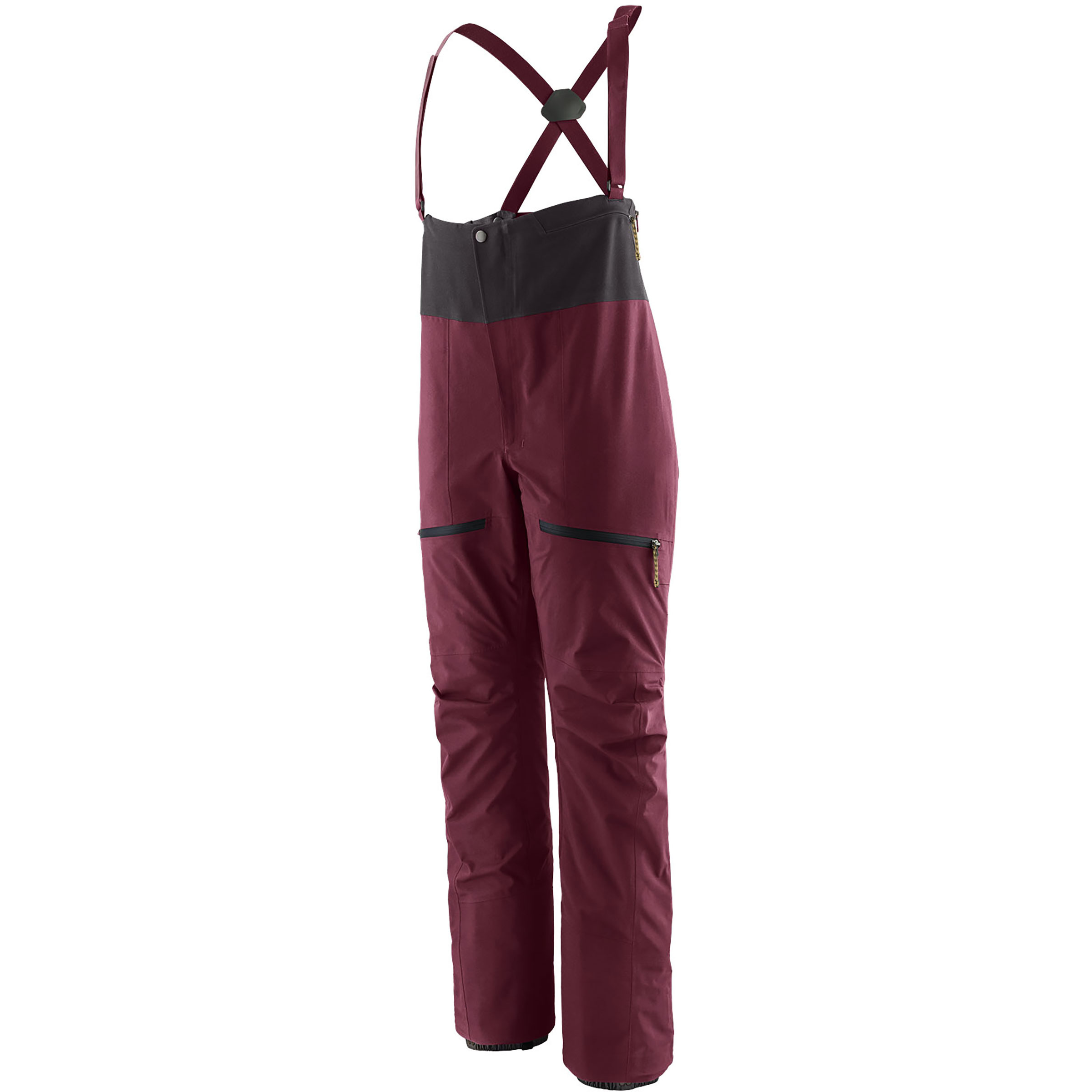 Patagonia Pluma Pro Bibs Hose Damen Hardshellhose & Regenhose weiss Größe M Trekking Winddicht Wasserabweisend