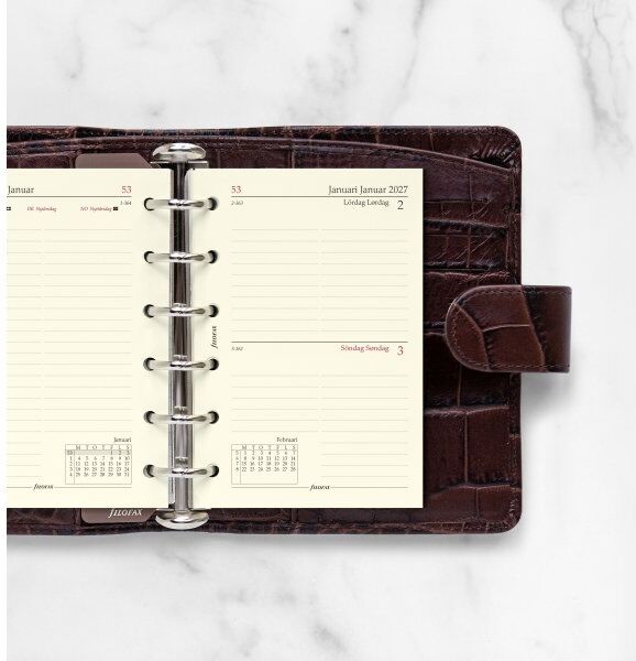 Filofax 2027 Refill   Pocket   Dag