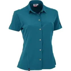 MAUL Damen Bluse Vilsalpsee-1/2 Bluse elast. un, Größe 36 in Blau Blau