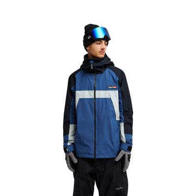 Snowboardjacke QUIKSILVER "Young Guns GORE-TEX", Herren, Gr. XXL, schwarz denim, Obermaterial: 100% Polyester., Jacken Snowboardjacke