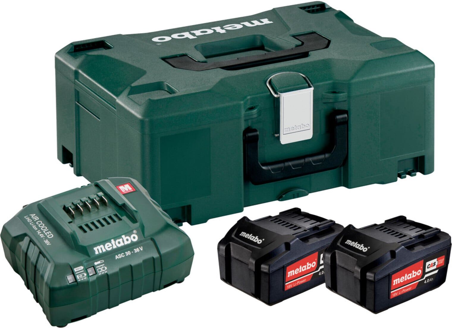 Metabo Basis-Set 2 x 4.0 Ah + metaBOX 145 (685064000)