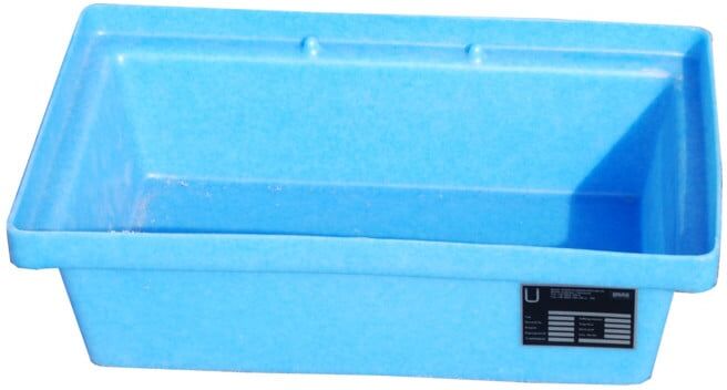 Bauer Südlohn Bac de rétention GREEN-LINE PE pour palettes KWP-P 20, polyéthylène robuste, bleu (4520-41-0000-0000)