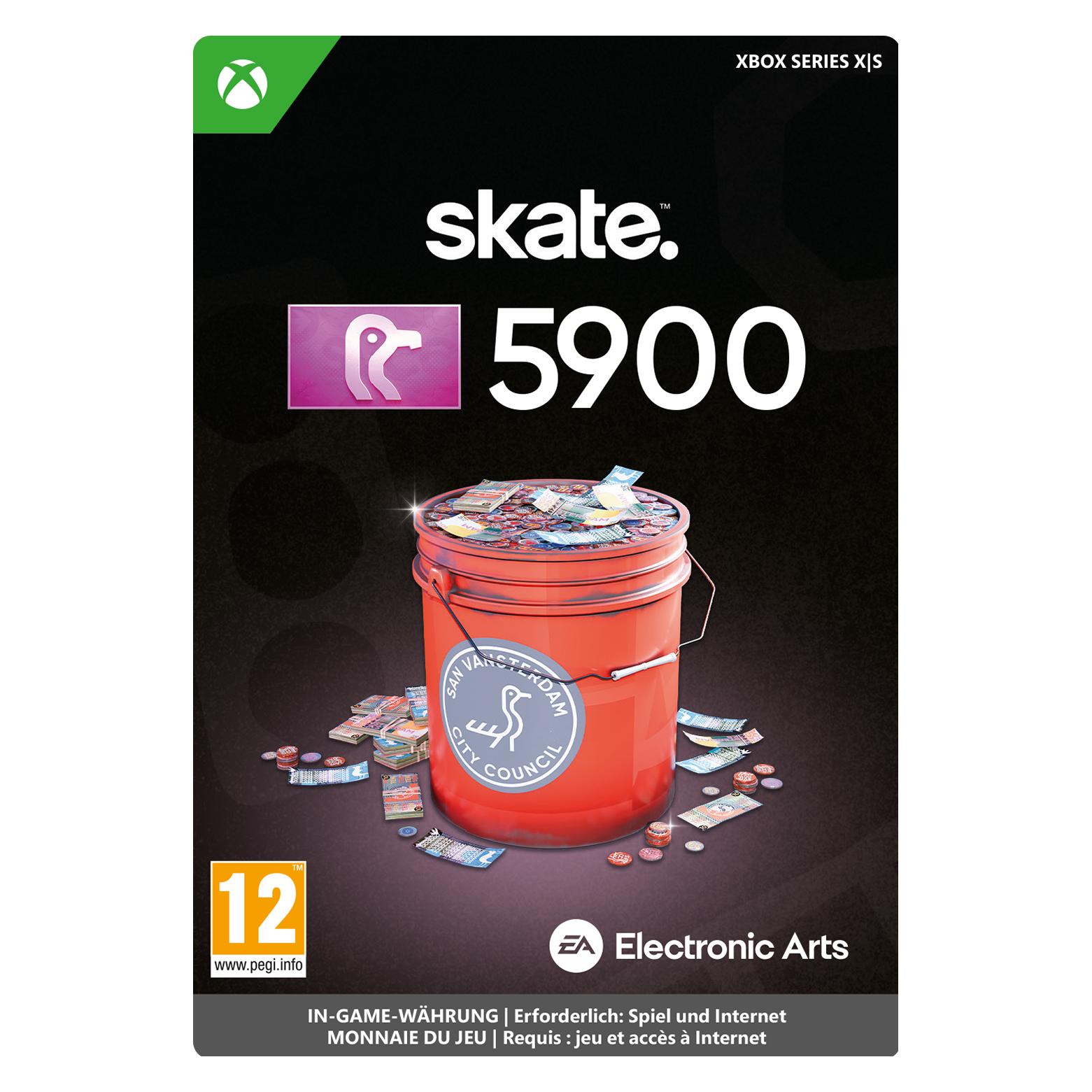 Microsoft Xbox SKATE: 5900 SV Bucks Download Code (7F6-00872)