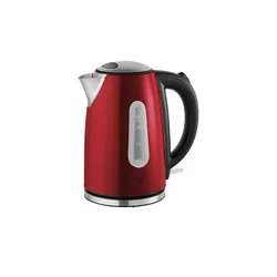 KHG Wasserkocher  WK-1707 (MRE) , rot , Metall lackiert,Kunststoff,Edelstahl , Maße (cm): B: 20,4 H: 23,2 T: 21.5