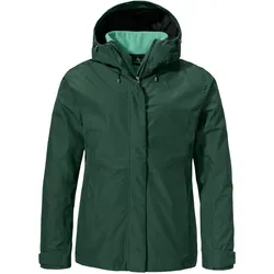 Schöffel 3in1 Okere Doppeljacke Damen | Gr. 38 | grün - grün