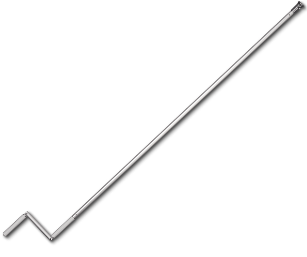 Kurbelstange GEZE abnehmbar, Aluminium 050856