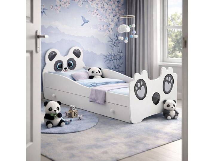 Lit enfant  PANDA  140x70cm +tiroir + matelas + sommier