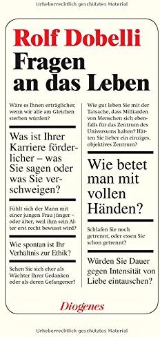 Rolf Dobelli - Fragen an das Leben - Preis vom 02.10.2026 23:42:20 h