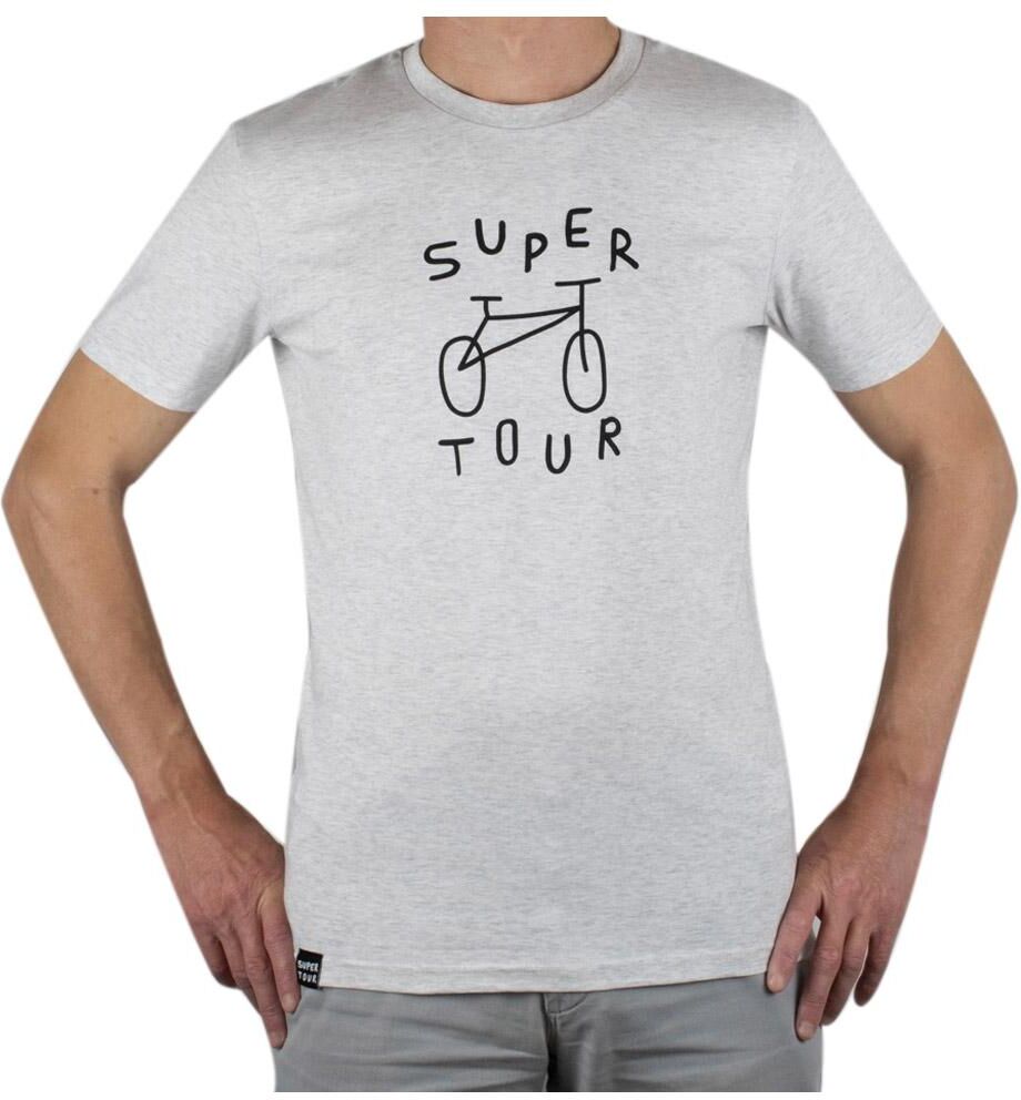 Supertour  - Nuts Heather Ash - S - Tee-shirt