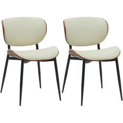 2er Set Esszimmerstuhl Enid Kunstleder