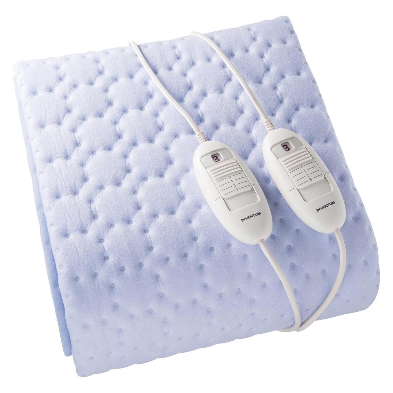 Inventum HN236I - Elektrische Onderdeken - 150x150 cm - Lichtblauw (150 x 150 cm) (HN236I)