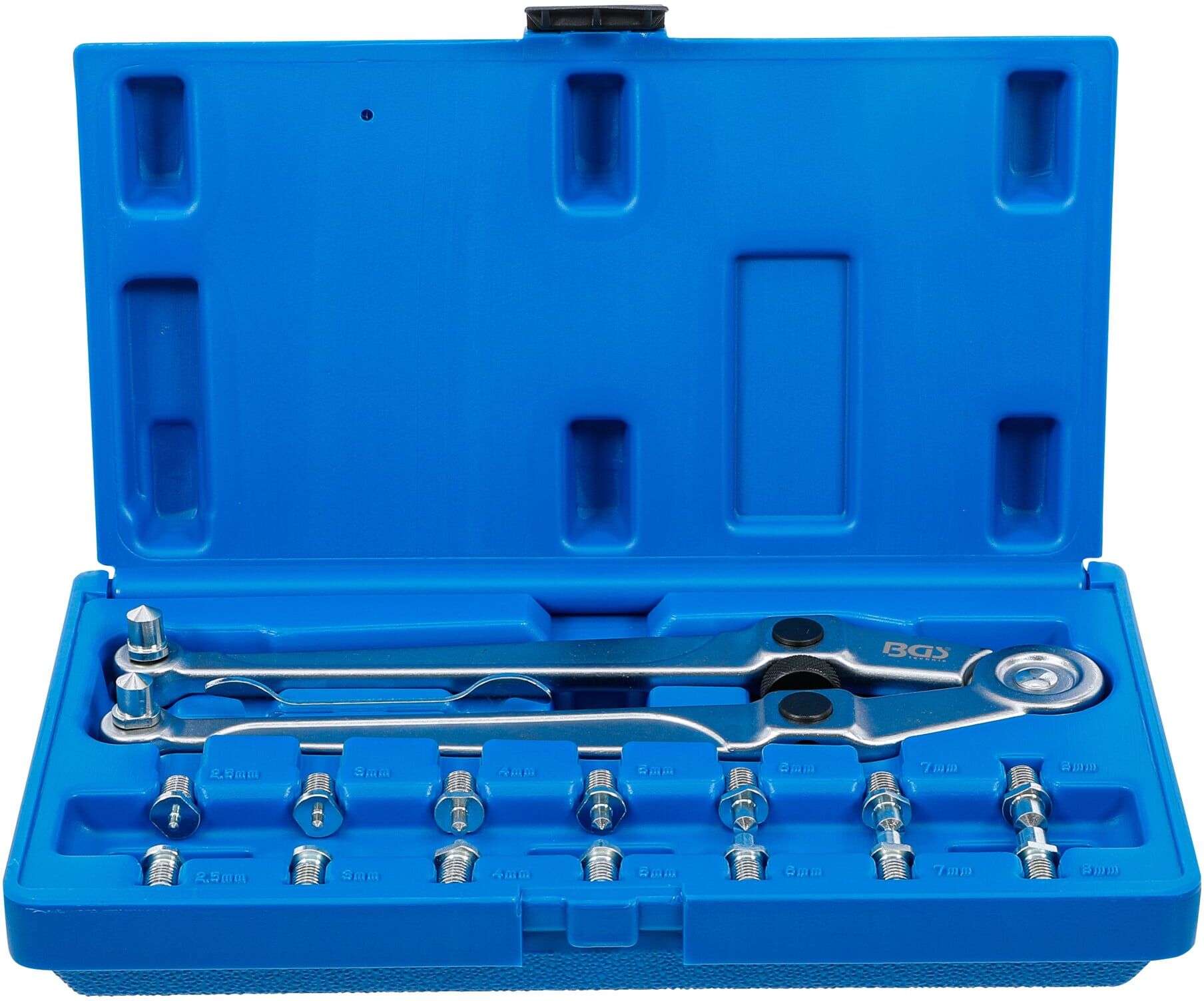 BGS Stirnlochschlüssel-Satz verstellbar Ø 2,5 - 9 mm ; BGS technic (1464)