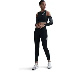 NIKE Damen Tights W NK FAST DF MR 7/8 TGT SW, Größe XL in Schwarz Schwarz