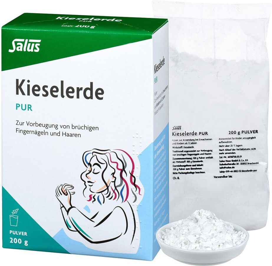 Kieselerde Pur Pulver Salus 200g