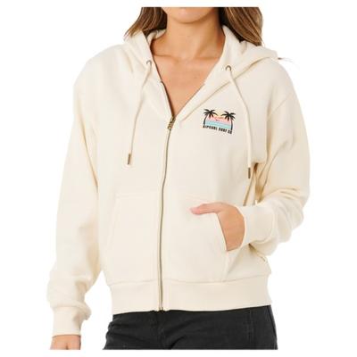 Rip Curl - Women's Aloha Zip Thru - Sweat- & Trainingsjacke Gr XL weiß/beige