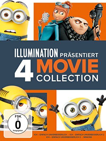 Pierre Coffin - Minions 4 Movie Collection [4 DVDs] - Preis vom 17.10.2026 19:25:27 h