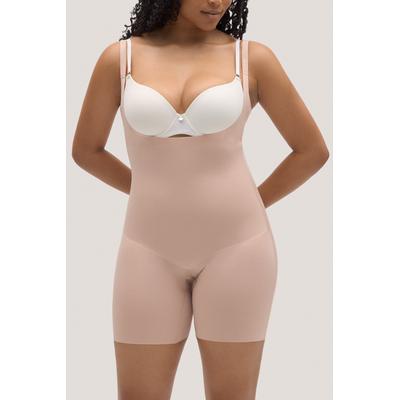 Body YSABEL MORA, Damen, Gr. XXL, N-Gr, beige, Mikrofaser, Obermaterial: 68% Polyamid, 32% Elasthan, Basic, figurbetont normal, Bodys Body, figurformend, weich, bequem, elastisch