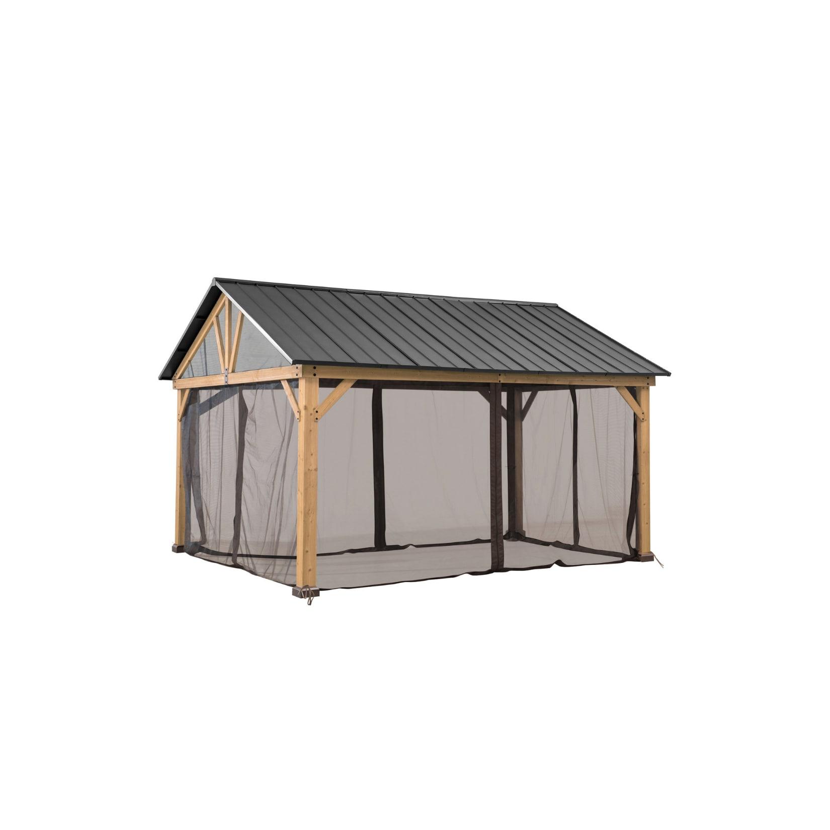 Sunjoy Netz für Zedernholz Gazebo 404cm x 465cm