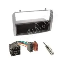 Autoradio 1-DIN Einbaurahmen Radioblende+Adapter Einbauset für Alfa Romeo 147...