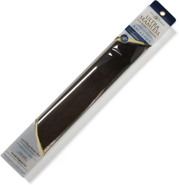 """Barely Xtensions 18"" Ultra-Seamless Clip-in Hair Extensions Balayage Espresso / Medium Dark Brown"""