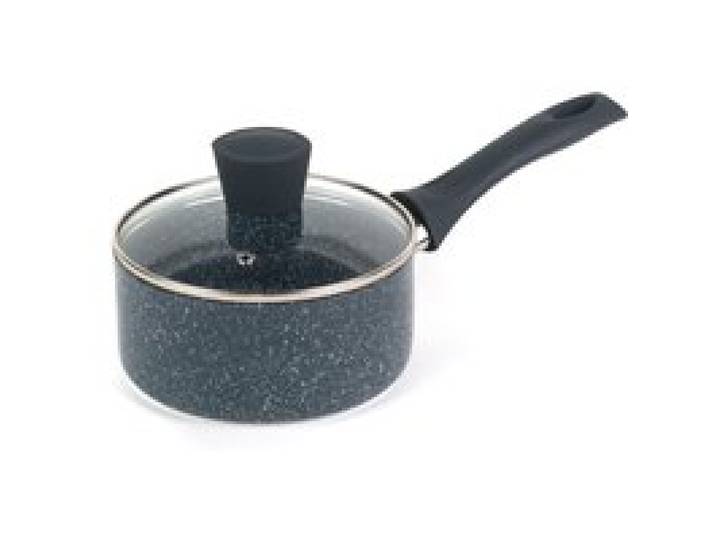 Russell Hobbs Wok, casserole à manche, sauteuse ou casserole, Aluminium Nightfall Collection Blue Marble  (16 cm)