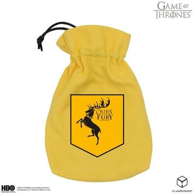 Pegasus QWO98222 - Game of Thrones, Baratheon, gelb, Würfelbeutel, 16,5cm