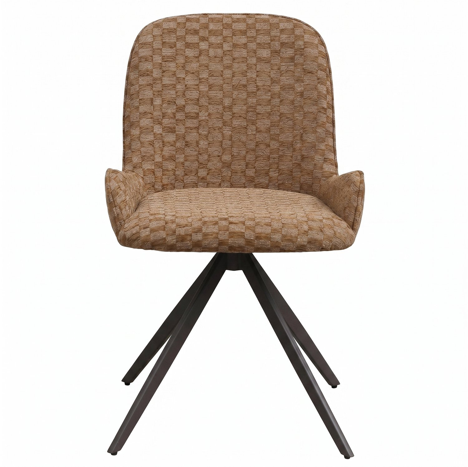 PTMD Leander Dining Chair Blocked Brown