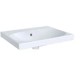 Geberit Acanto Waschtisch 60x48cm 504620011 ohne Hahnloch, mit Überlauf, weiß