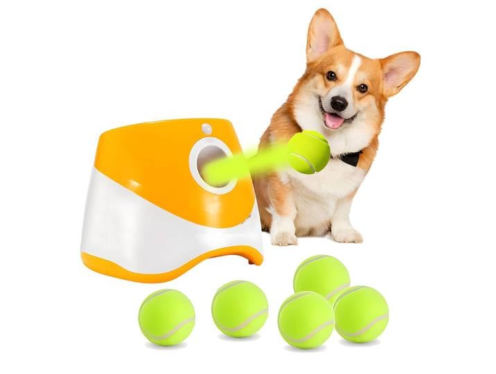 Lanceur de balles interactif pour chien, jouet lanceur de balles pour chiens, jouets d'entraînement, balles sauteuses, ensembles de jouets catapultes