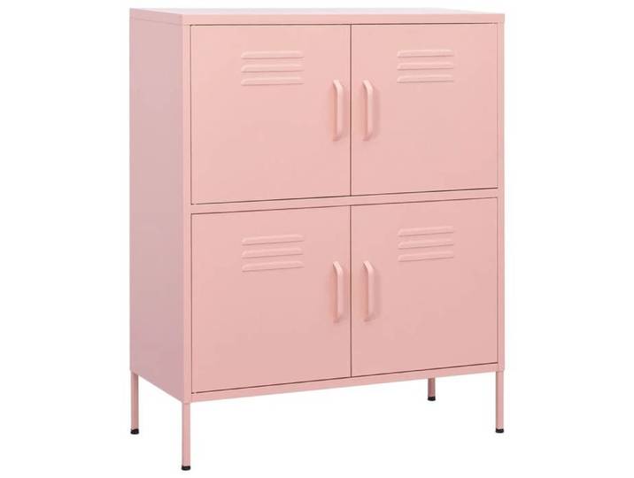 Armoire de rangement - mango - contemporaine - Rose 80x35x101 5 cm - Acier M556