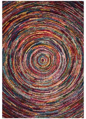 SAFAVIEH Fiesta Shag Nicola Abstract Rug