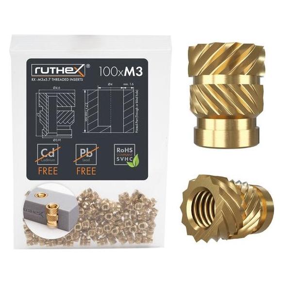 Ruthex M3 Gewindeeinsatz (M3) (GE-M3x57-001)