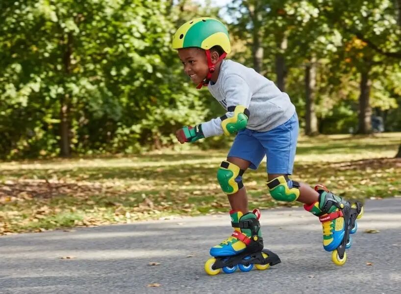 Powerslide Rocket Kinder-Inliner (Blau/Gelb/Grün - 37-40)