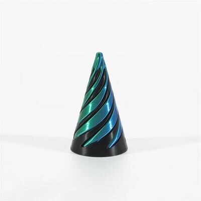 Uplift Picks 3D Printed Impossible Pyramid Spiral Cone Optical Illusion Fidget Toy c