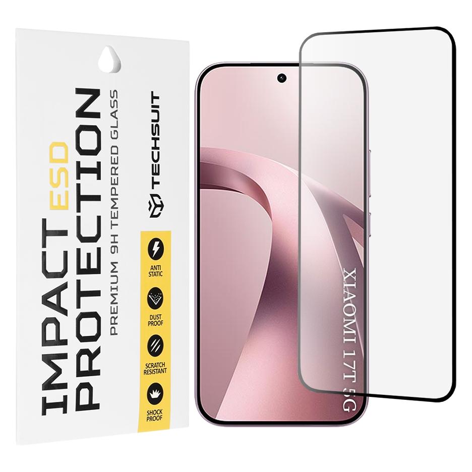 Techsuit - ESD Glas - Xiaomi 17T - Schwarz (Xiaomi 17T) (71644788)