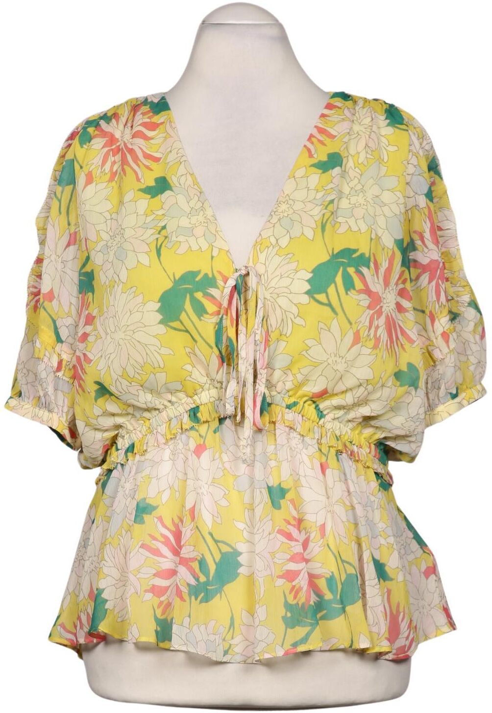 TED Baker Damen Bluse, Mehrfarbig, Gr. EU 44 (Ted Baker 5), Synthetik - Second Hand