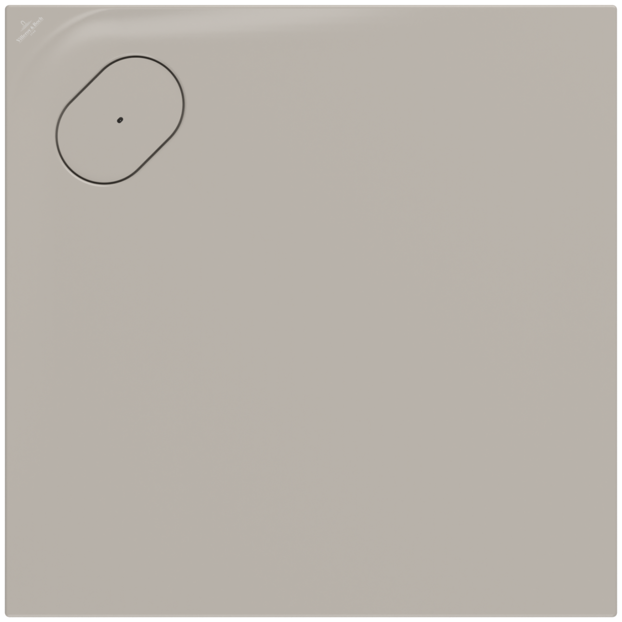 Villeroy & Boch Quadratische Duschwannen Ecora UDA808 0ERA1CV 800x800x35mm Quadrat Almond, UDA8080ER UDA8080ERA1CVAL