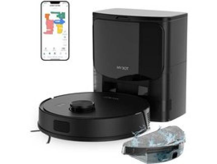 MYBOT X9 PRO – Robot aspirateur avec fonction lavage – Puissance d’aspiration 6500 Pa – Idéal pour les animaux