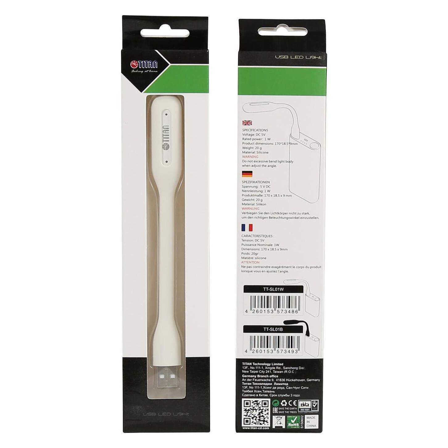 Titan TTL-SL01W - Weiss - Sichtverpackung - 18 mm - 168 mm - 8 mm - 20 g (16.80 cm) (TTL-SL01W)