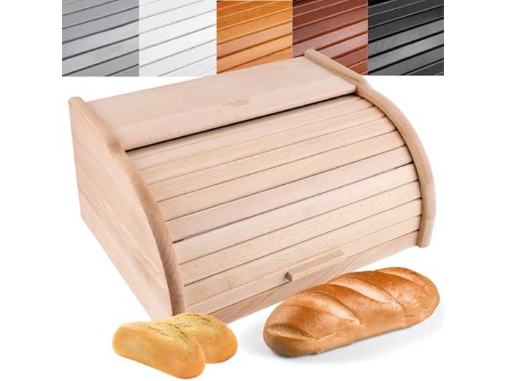 Creative Home Houten Broodtrommel 38 x 28,5 x 17,5 cm